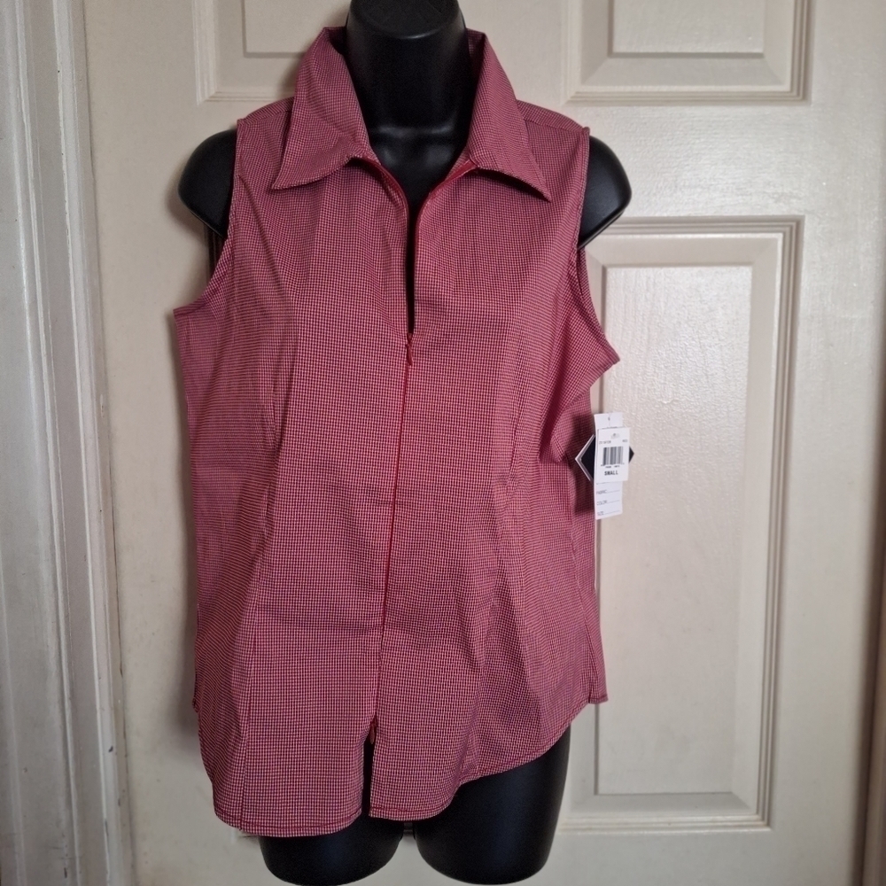 DCC Missy gingham print small blouse